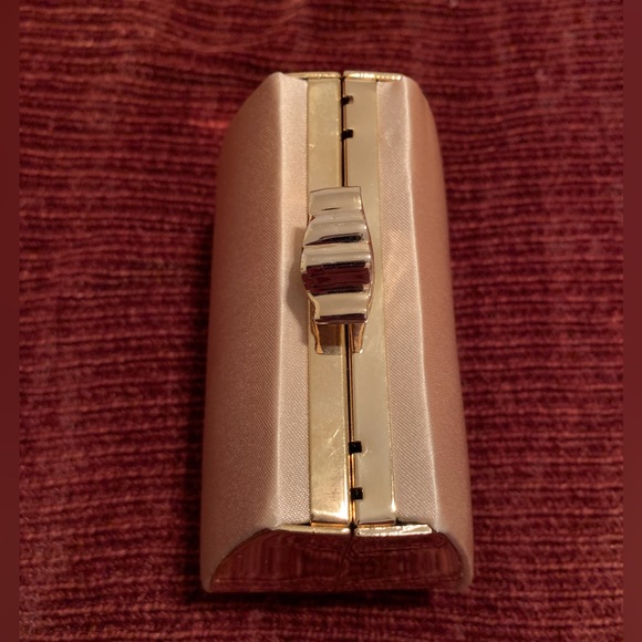 Gold Satin Clutch - Picture 7 of 16